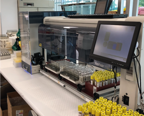 PathFinder 350D decapping and sorting of samples into destination racks for analysis